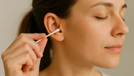 Zatkane ucho po użyciu patyczka